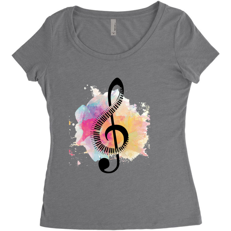 Music Women's Triblend Scoop T-shirt by coşkun | Artistshot