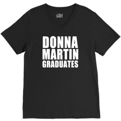 donna martin graduates t shirt 90210 tv tee retro funny hip beverly hi V-Neck Tee | Artistshot