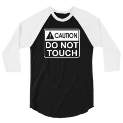 do not touch the belly maternity 3/4 Sleeve Shirt | Artistshot