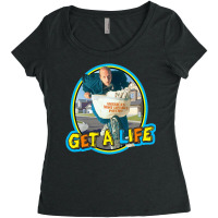 Get A Life Women's Triblend Scoop T-shirt | Artistshot