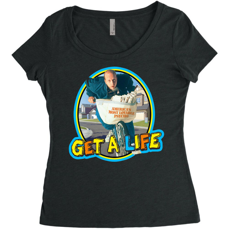 Get A Life Women's Triblend Scoop T-shirt by Scales | Artistshot