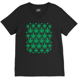 marijuana leaf ugly sweater V-Neck Tee | Artistshot