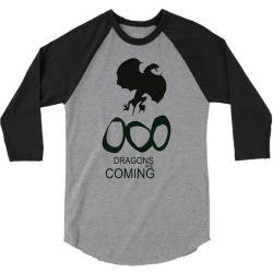 dragons are coming 3/4 Sleeve Shirt | Artistshot