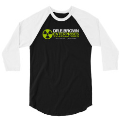 dr emmett doc brown enterprises back to the future 3/4 Sleeve Shirt | Artistshot