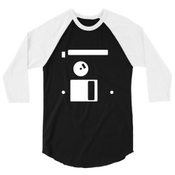 floppy disk diskette back 3/4 Sleeve Shirt | Artistshot