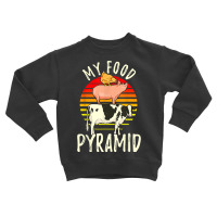 My Food Pyramid Meat Eater Carnivore Diet Food Nutrition Fun T Shirt Toddler Sweatshirt | Artistshot