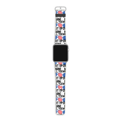 Will You Shut Up Man   Biden Harris 2020 Apple Watch Band Designed By Batikmadrim Art