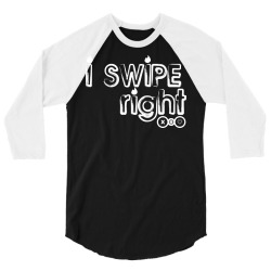 i swipe right 3/4 Sleeve Shirt | Artistshot