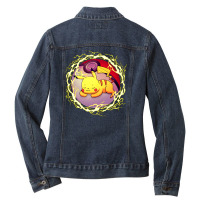 A Nap In The Lightning Ladies Denim Jacket | Artistshot