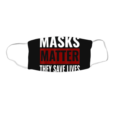 Masks Matter They Save Lives Face Mask Rectangle Designed By Koopshawneen