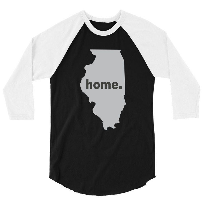 Illinois Home 3/4 Sleeve Shirt | Artistshot