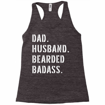 Beard Bearded Dad Gifts From Daughter Son Wife T Shirt Racerback Tank Designed By Kasraconole