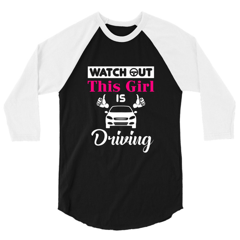 New Driver Gifts Funny For Teen Girls And Boys Student 3/4 Sleeve Shirt | Artistshot