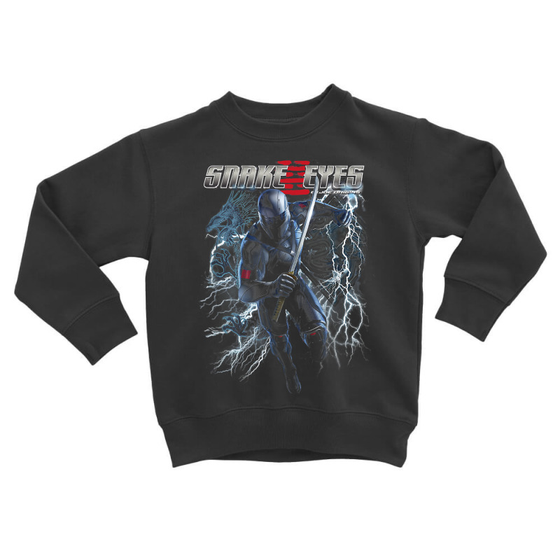 Snake Eyes Sneaky Thunder T Shirt Toddler Sweatshirt by oluwafemimccullers | Artistshot