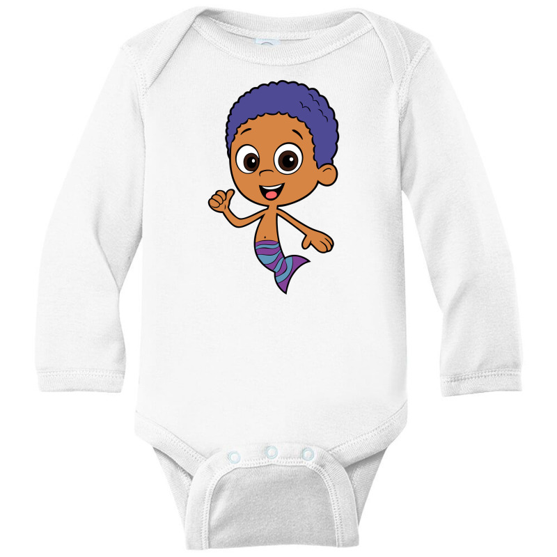 Goby Bubble Guppies Long Sleeve Baby Bodysuit | Artistshot