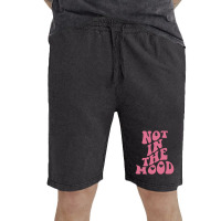 Not In The Mood Aesthetic Words On Back Trendy Vintage Short | Artistshot