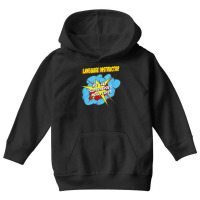 Language Instructor Funny Superhero Job T Shirt Youth Hoodie | Artistshot