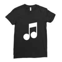 Music Note Ladies Fitted T-shirt | Artistshot