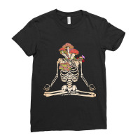 Meditation T  Shirt Mom Life Meditation Skeleton T  Shirt Ladies Fitted T-shirt | Artistshot