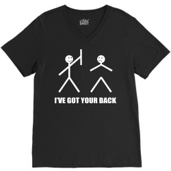 i've got your back V-Neck Tee | Artistshot