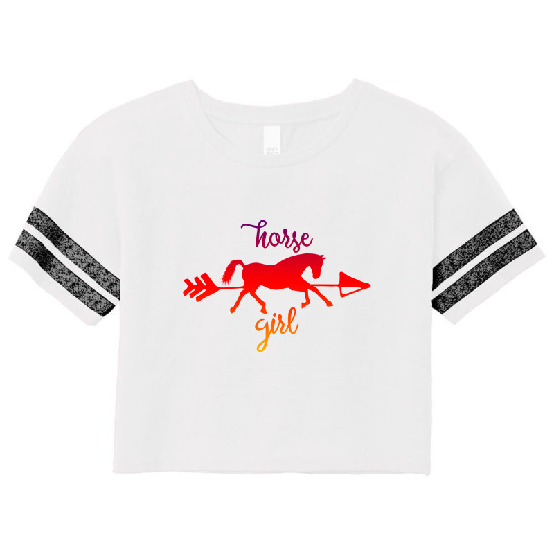 Horse Girl Scorecard Crop Tee by Bettercallsaul | Artistshot