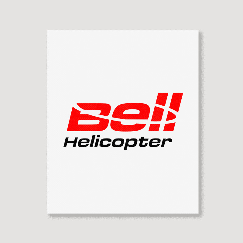 Bell Helicopter Textron Portrait Canvas Print | Artistshot