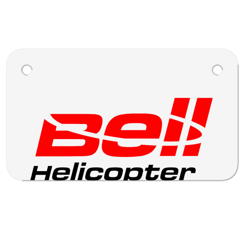 Bell Helicopter Textron Motorcycle License Plate | Artistshot