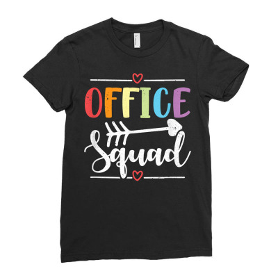 Office Squad School Secretary Administrative Assistant T Shirt Ladies Fitted T-shirt Designed By Carsynnbastardi1
