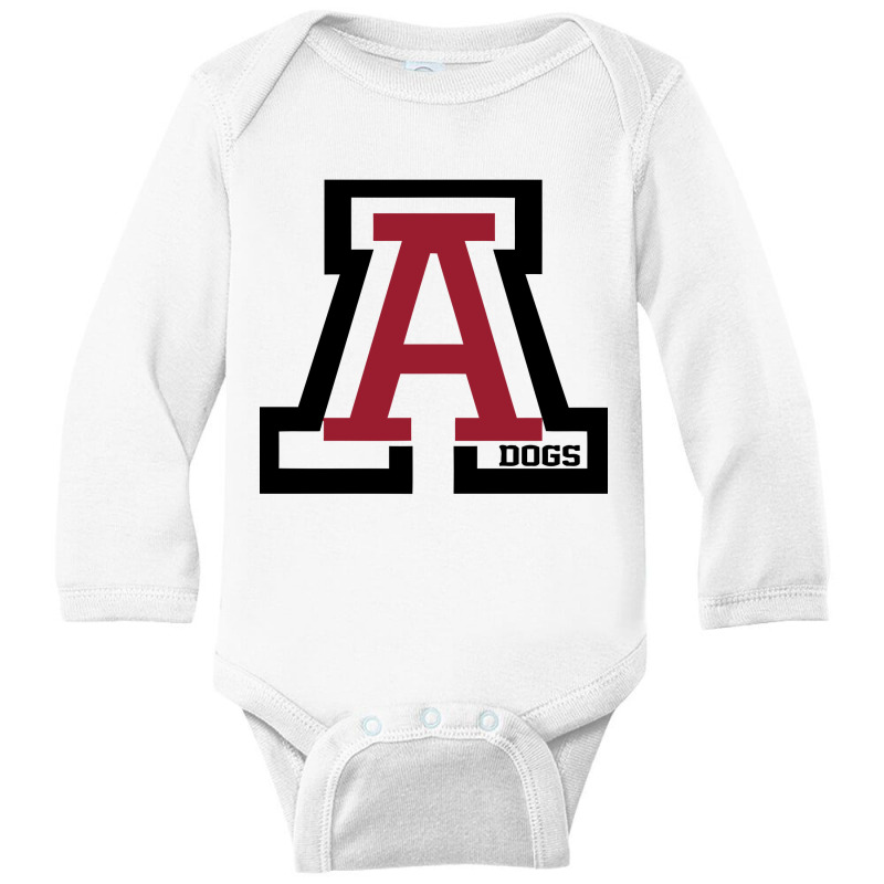 Andalusia High School, Andalusia Dogs Long Sleeve Baby Bodysuit | Artistshot