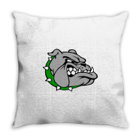 Ashville High School, Ashville Bulldogs Throw Pillow | Artistshot