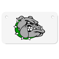 Ashville High School, Ashville Bulldogs Motorcycle License Plate | Artistshot