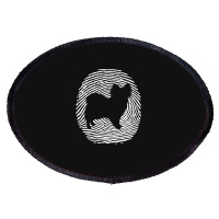 Papillon T  Shirt Papillon D N A Fingerprint Dog Papillon T  Shirt Oval Patch | Artistshot