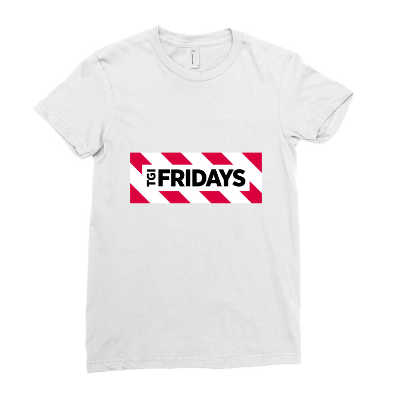 Tgi Frid Ays Logo13 Ladies Fitted T-Shirt by Reginasi | Artistshot