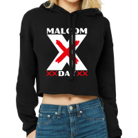 Malcolm X Day Cropped Hoodie | Artistshot