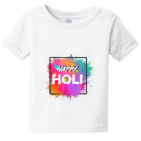 Happy Holi Color India Hindu Happy Holi Baby Tee | Artistshot