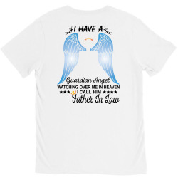My Father In Law Is My Guardian Angel V-Neck Tee | Artistshot