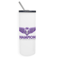 César Chávez High School Skinny Tumbler | Artistshot