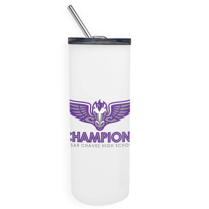 César Chávez High School Skinny Tumbler | Artistshot