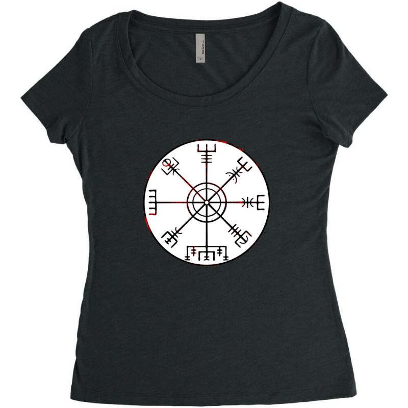 Vegvísir Women's Triblend Scoop T-shirt by dransa | Artistshot