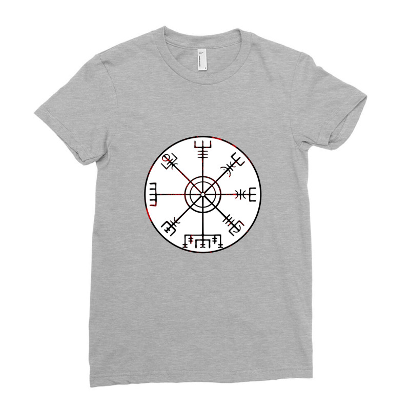 Vegvísir Ladies Fitted T-Shirt by dransa | Artistshot