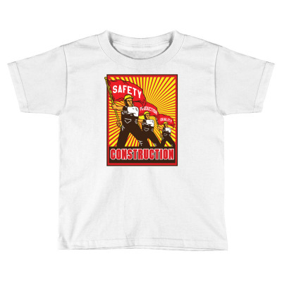 Construction Workers Propaganda Toddler T-shirt Designed By Traart