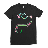 Womens Metastatic Breast Cancer Awareness Heart Gifts V Neck T Shirt Ladies Fitted T-shirt | Artistshot