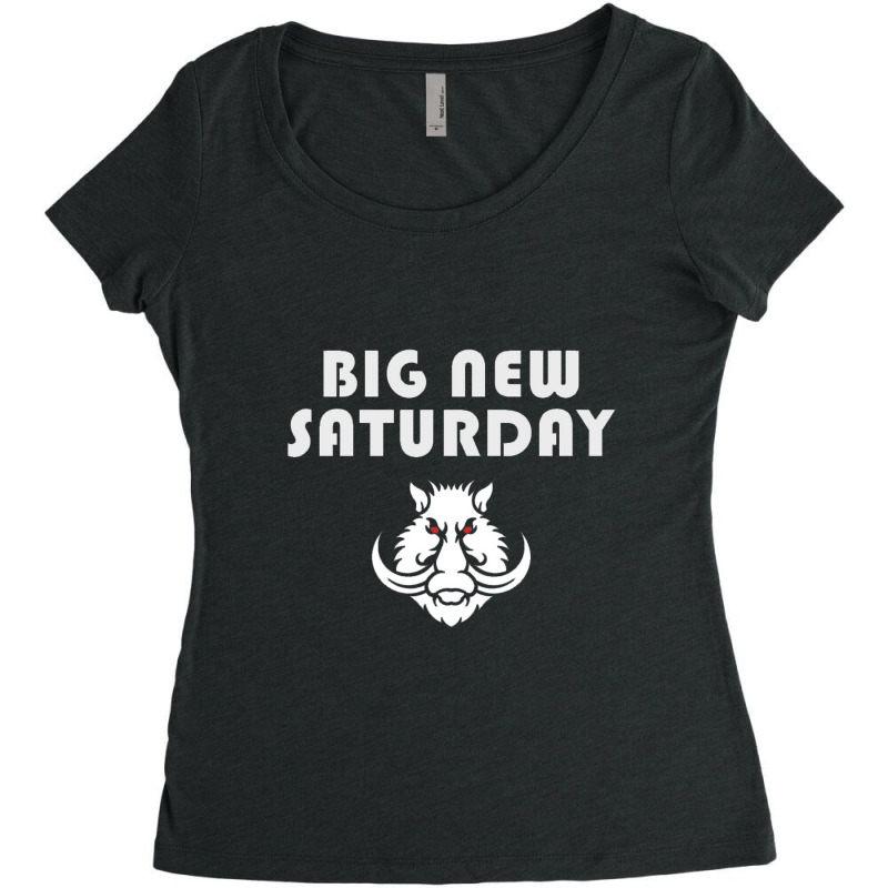 Big New Saturday Boar Shirts Women's Triblend Scoop T-shirt by GindhiArt | Artistshot