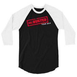 mcbusted tour 2014 hooded top busted 3/4 Sleeve Shirt | Artistshot