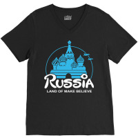 Russia V-neck Tee | Artistshot
