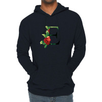 Floral Initial Letter E Lightweight Hoodie | Artistshot