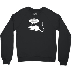 rat funny geek nerd scientific experiments are fun Crewneck Sweatshirt | Artistshot