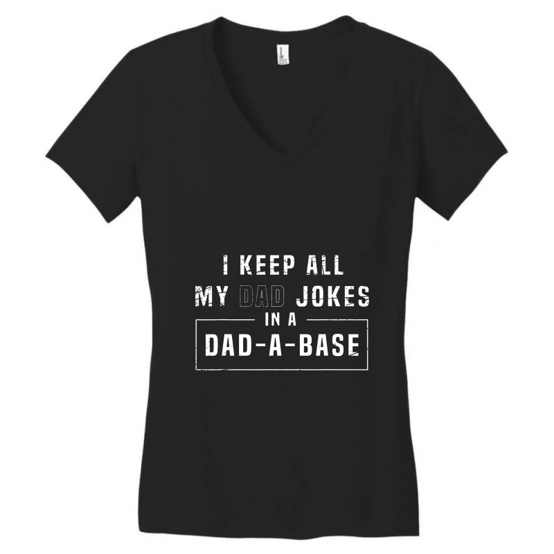 Programmer Father Database Geek Daddy Nerd Dad Jokes Women's V-Neck T-Shirt by makhluktuhanpalingseksi | Artistshot