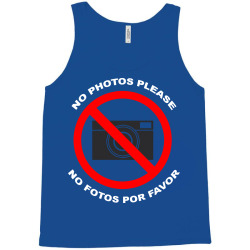 no photos please Tank Top | Artistshot