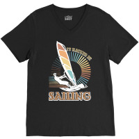 Sailing T  Shirt I'd Rather Be Sailing   Vintage Sailing T  Shirt V-neck Tee | Artistshot